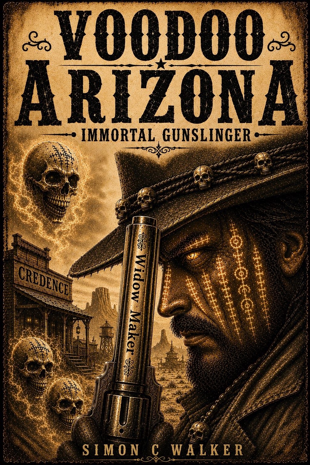 Cover of Voodoo Arizona  Immortal Gunslinger